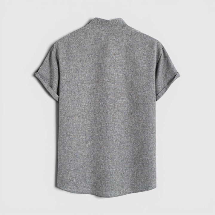 Michael Sydney men's lightweight collared shirt, front view