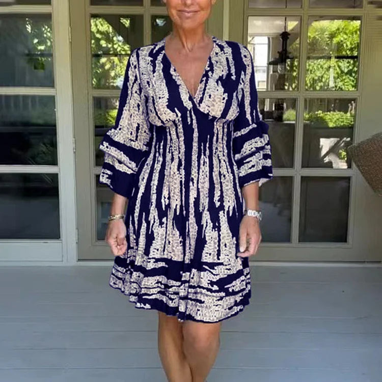 Lynn™ | Boho Print Mini Dress
