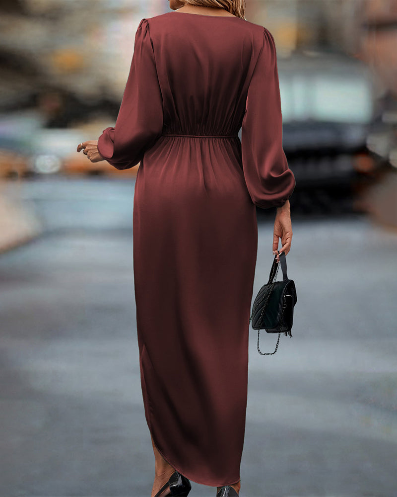 Connie™ | Draped Evening Dress