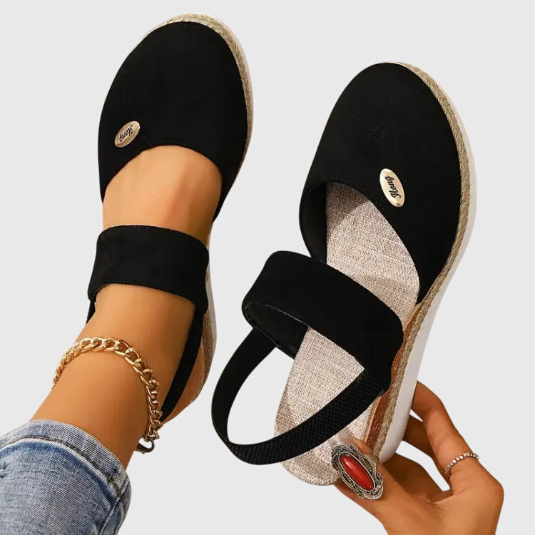 Rosalie™ | Closed Toe Wedge Espadrilles