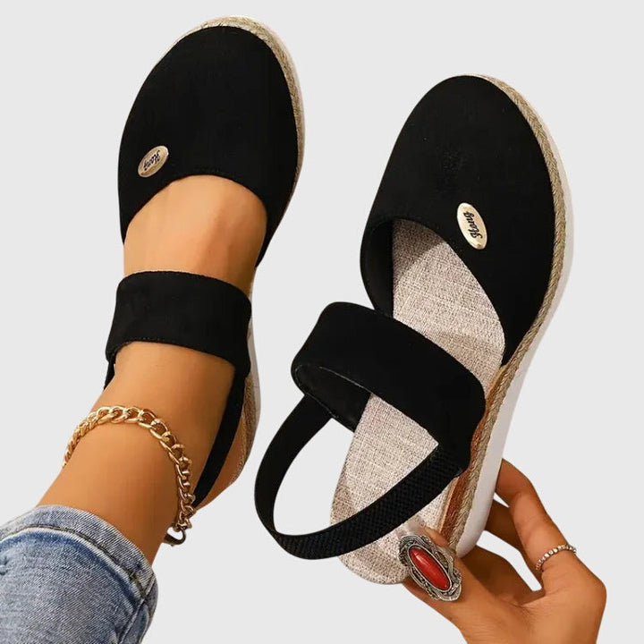 Rosalie™ | Closed Toe Wedge Espadrilles