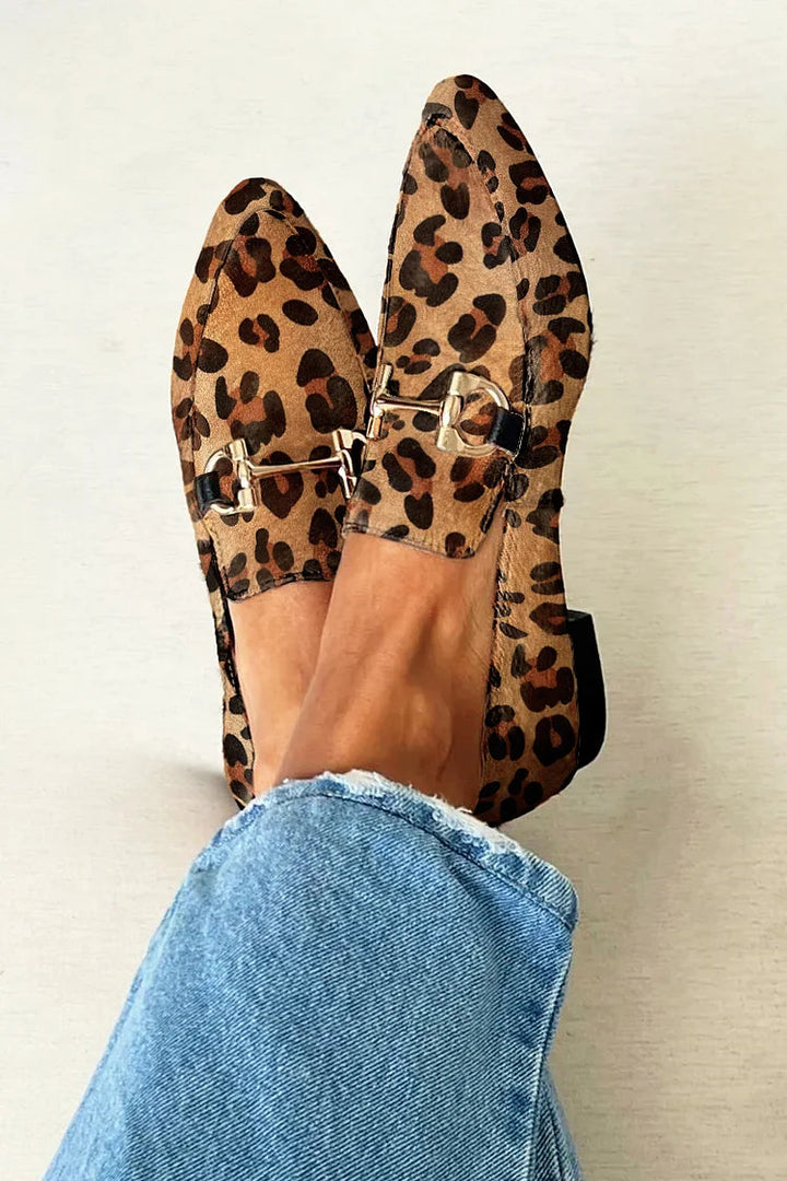Maureen™ | Elegant Leopard Loafers