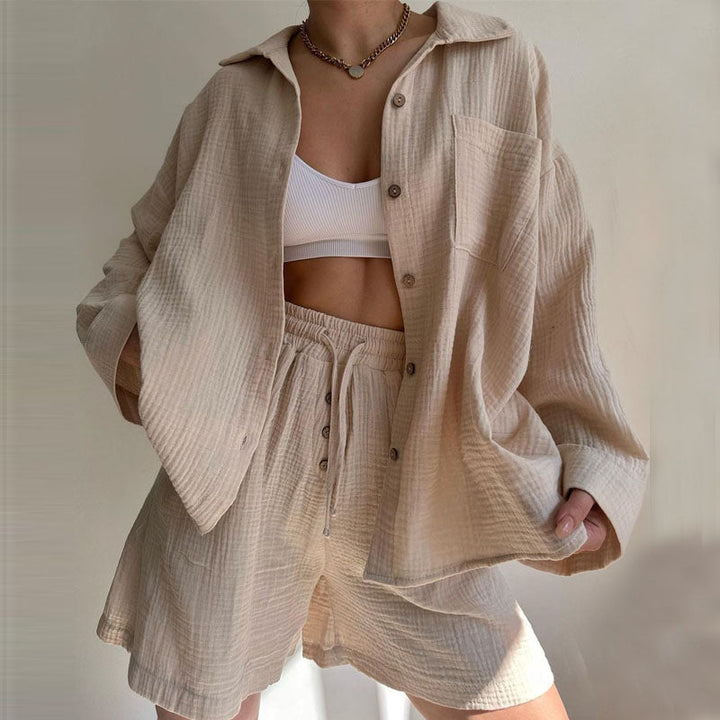 Dawn™ | Airy Shirt & Shorts Set
