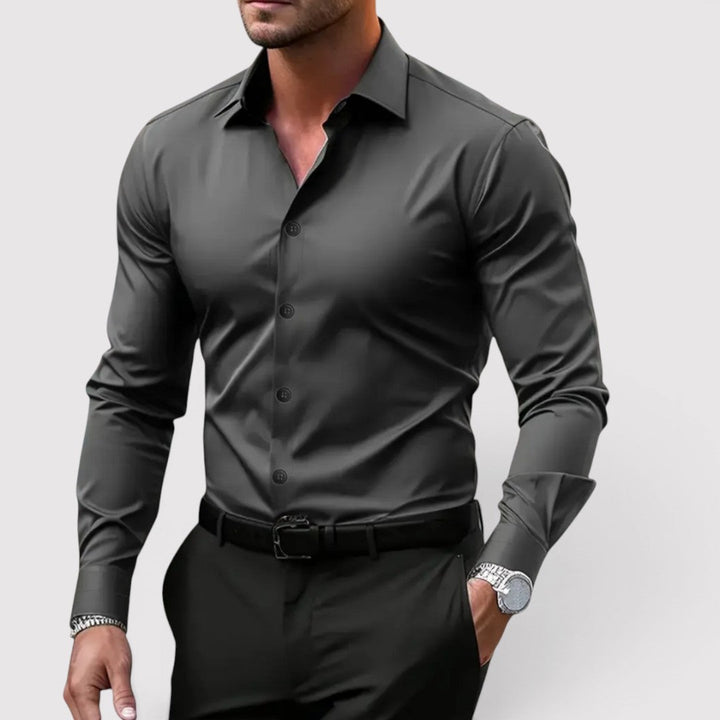 Michael Sydney men's long sleeve shirt, front view