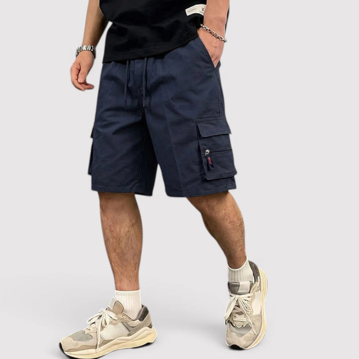 Michael Sydney men's cargo shorts, front view