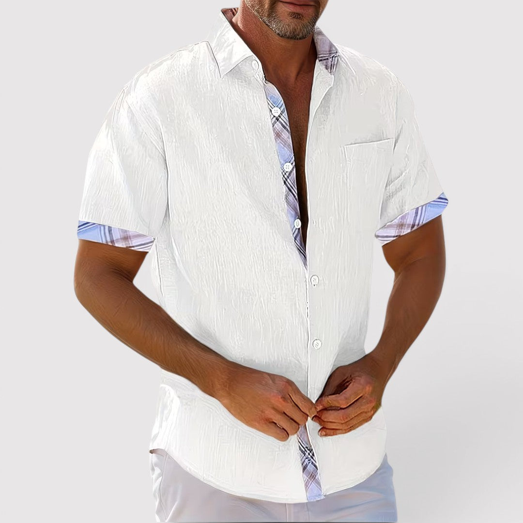 Michael Sydney men's summer shirt, front view