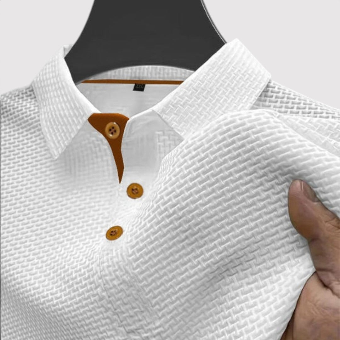Michael Sydney men's polo shirt, front view