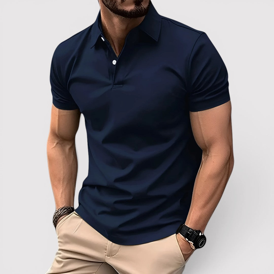 Michael Sydney men's classic polo shirt, front view