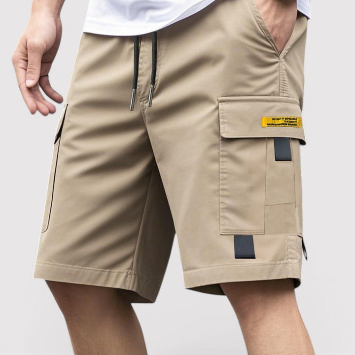 Michael Sydney men's cargo shorts, front view