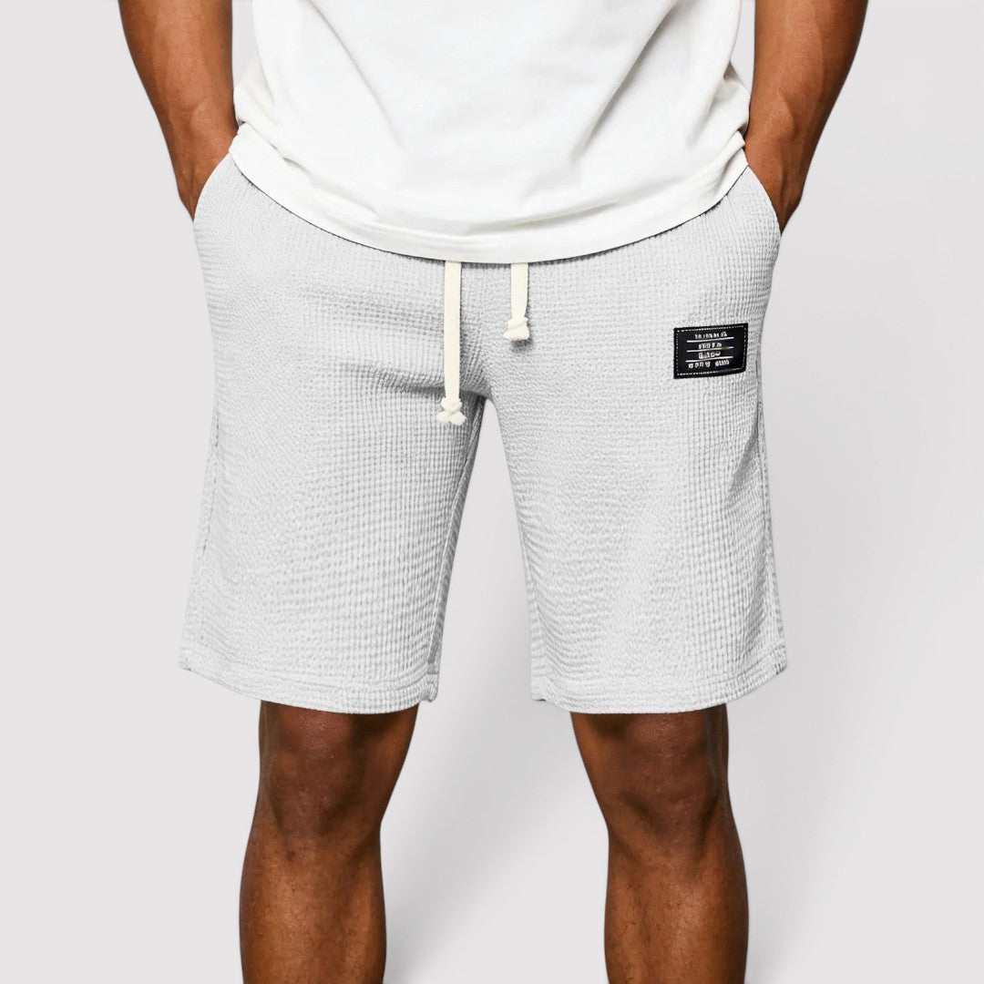 Michael Sydney men's relaxed summer shorts, front view