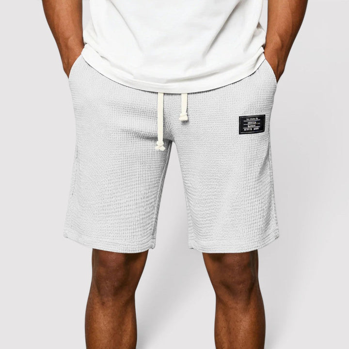 Michael Sydney men's relaxed summer shorts, front view