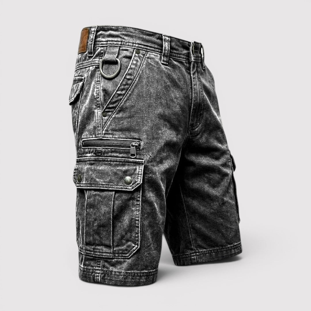 Michael Sydney men's cargo shorts, front view