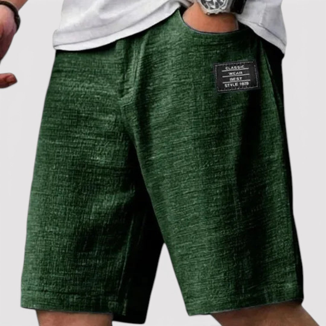Michael Sydney men's lightweight summer shorts, front view