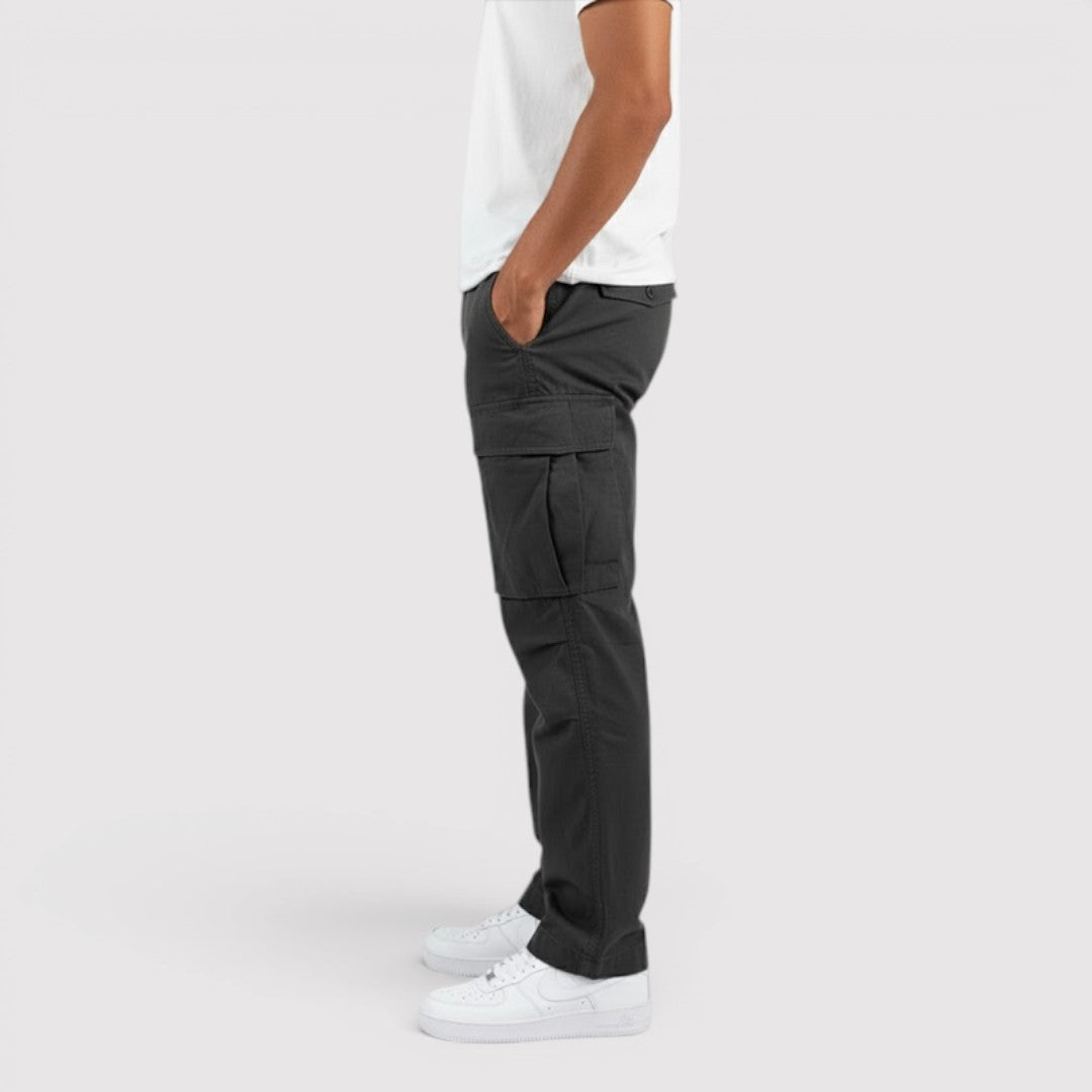 Michael Sydney men's lightweight cargo pants, front view