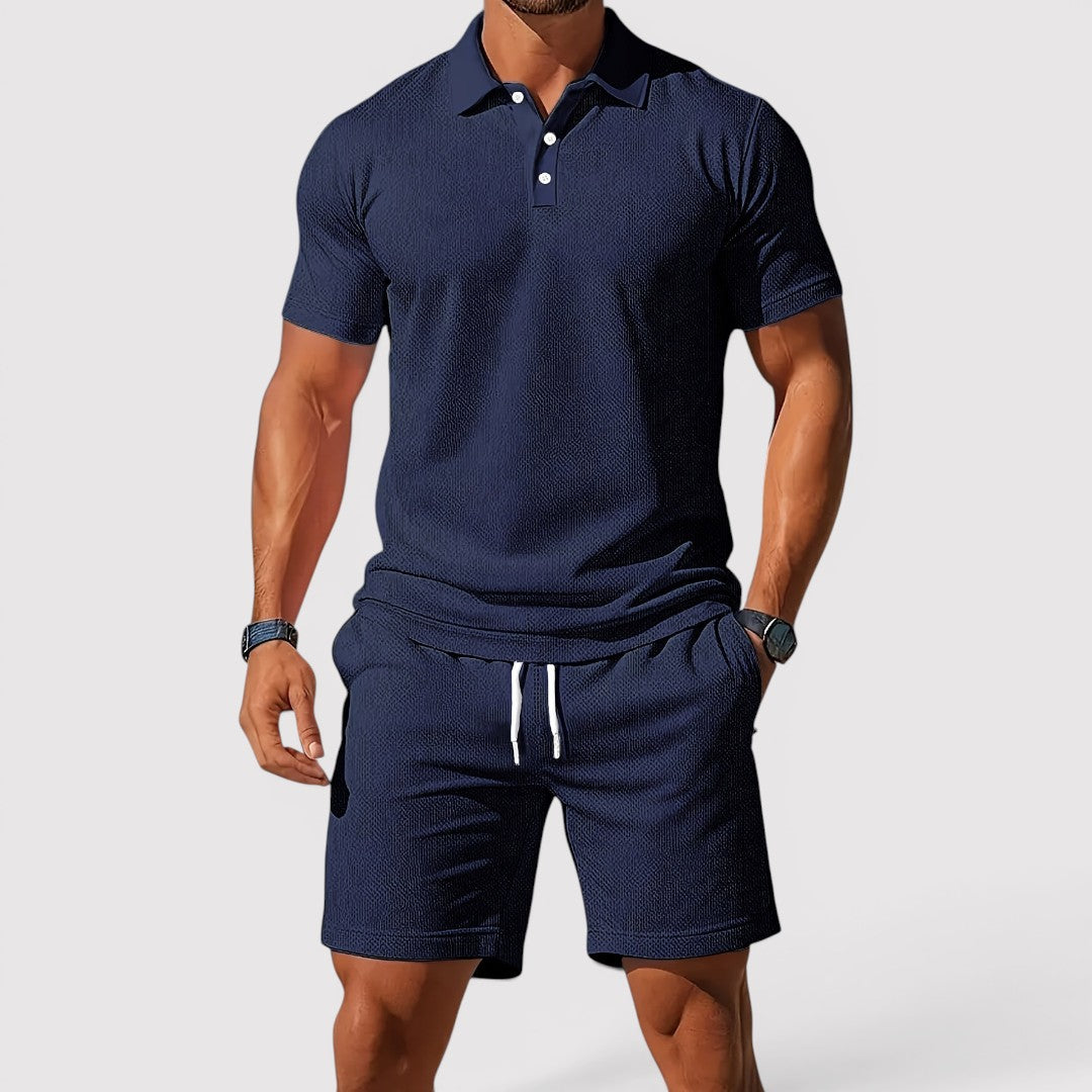 Michael Sydney men's summer set, front view