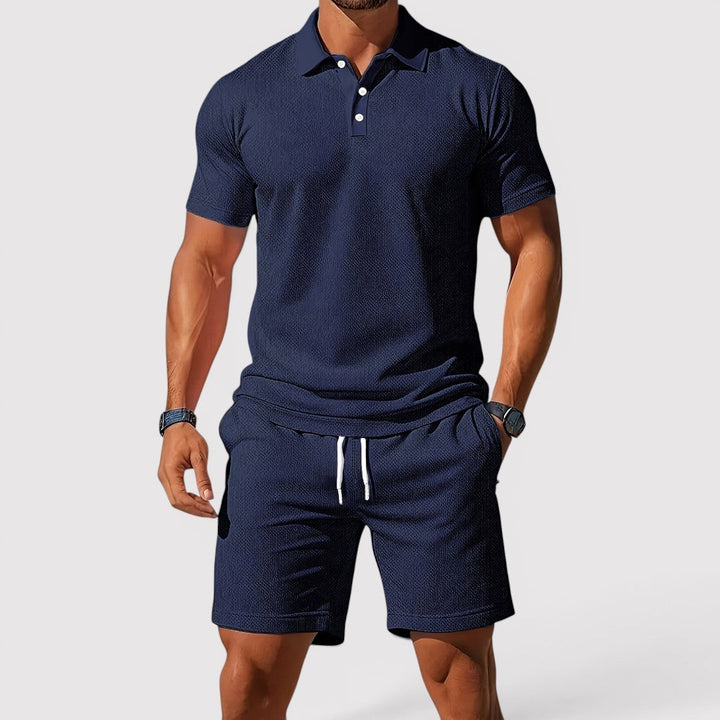 Michael Sydney men's summer set, front view
