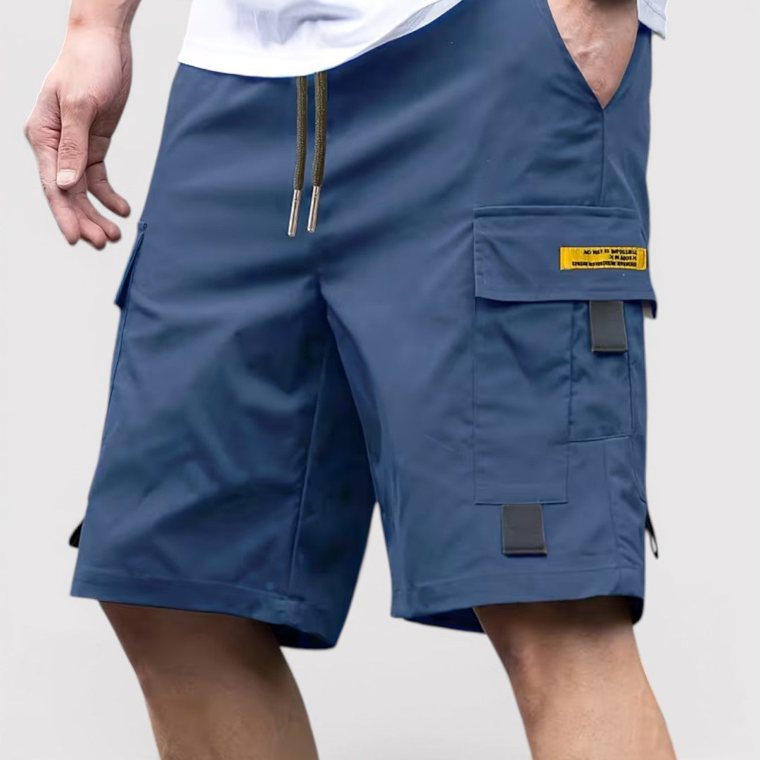 Michael Sydney men's cargo shorts, front view