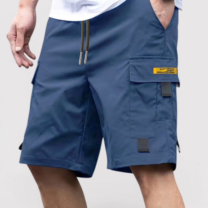 Michael Sydney men's cargo shorts, front view