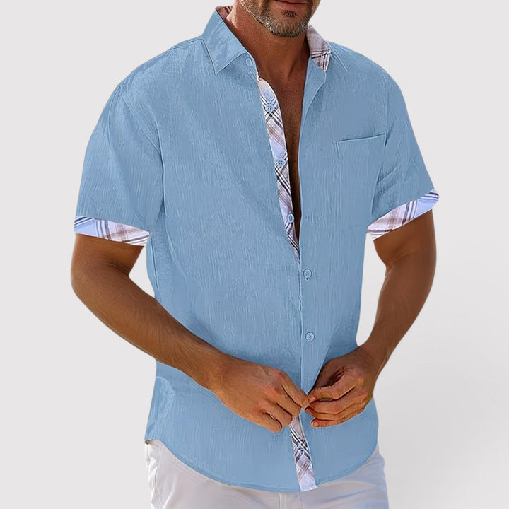 Michael Sydney men's summer shirt, front view