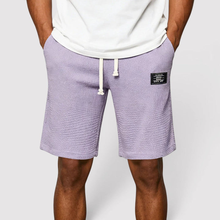 Michael Sydney men's relaxed summer shorts, front view