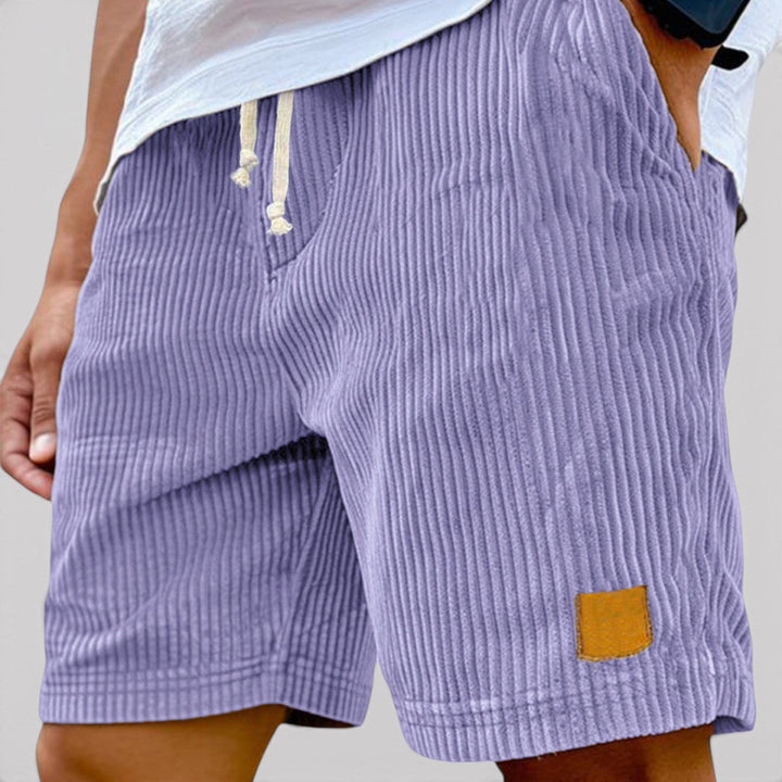 Michael Sydney men's textured shorts, front view