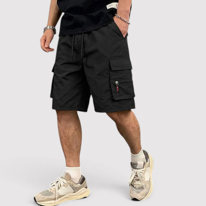 Michael Sydney men's cargo shorts, front view