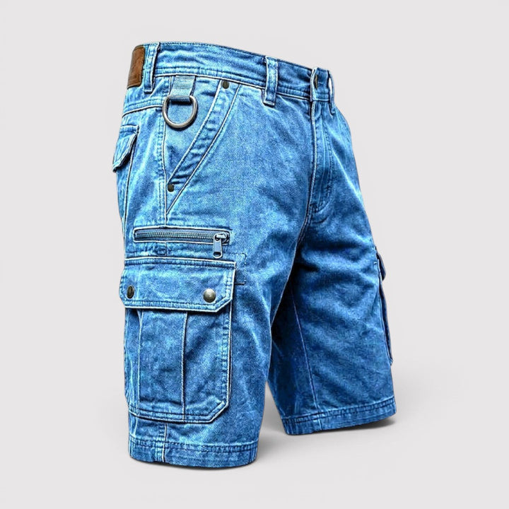 Michael Sydney men's cargo shorts, front view