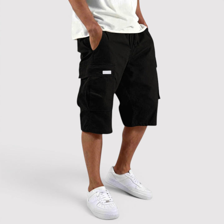 Michael Sydney men's cargo shorts, front view