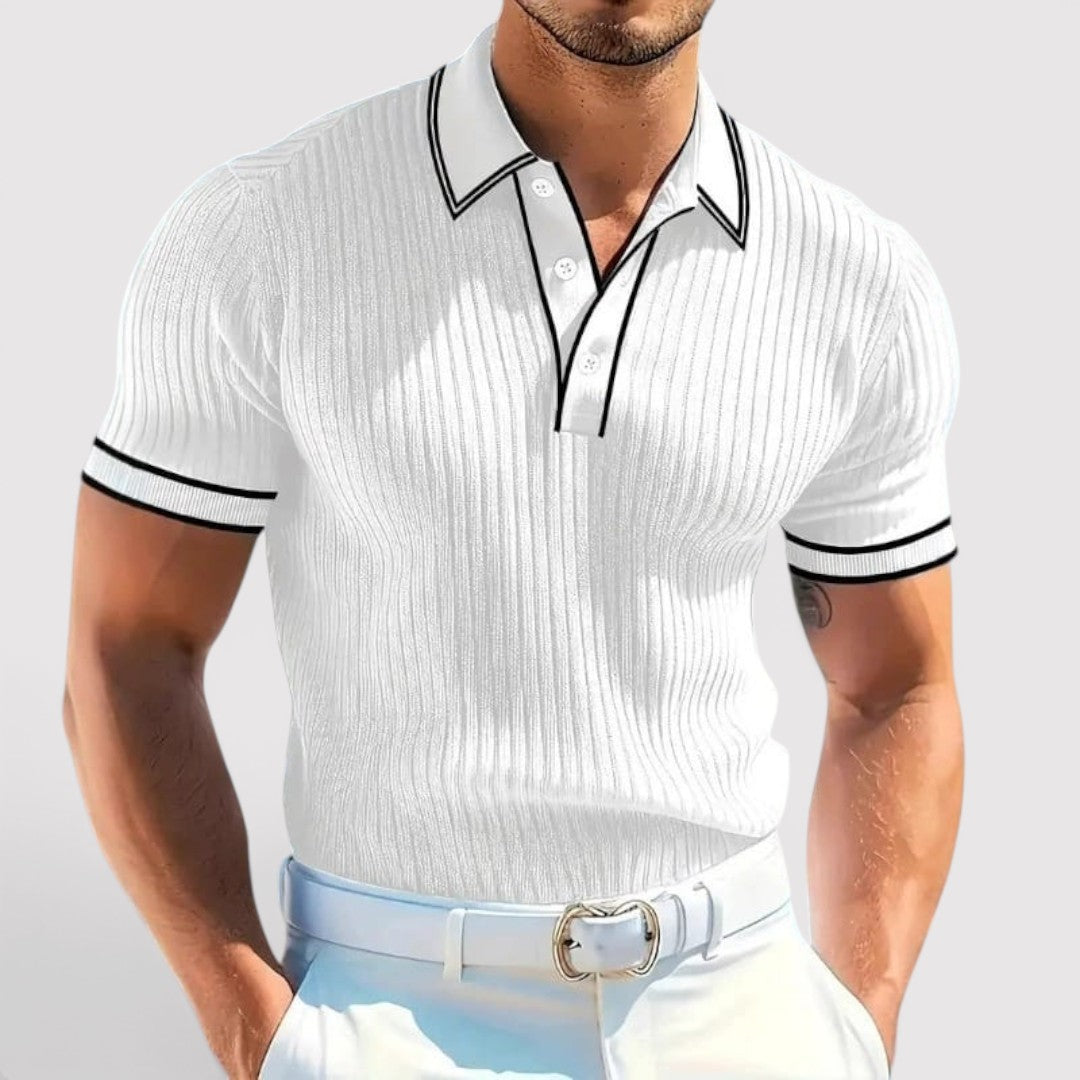 Michael Sydney men's polo shirt, front view