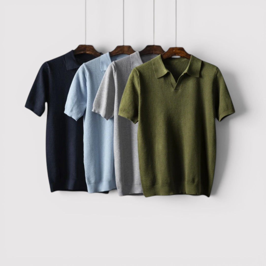 Michael Sydney men's polo shirt, front view