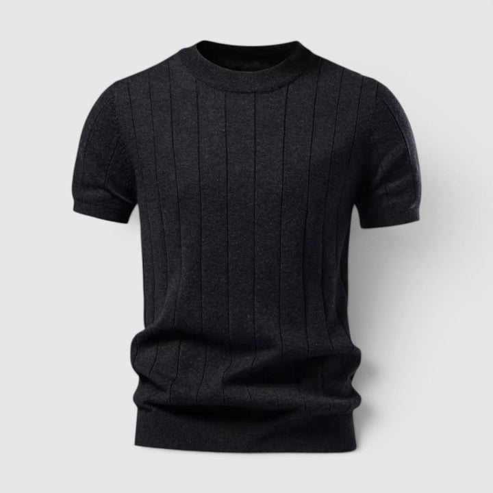 Michael Sydney men's knit tee, front view