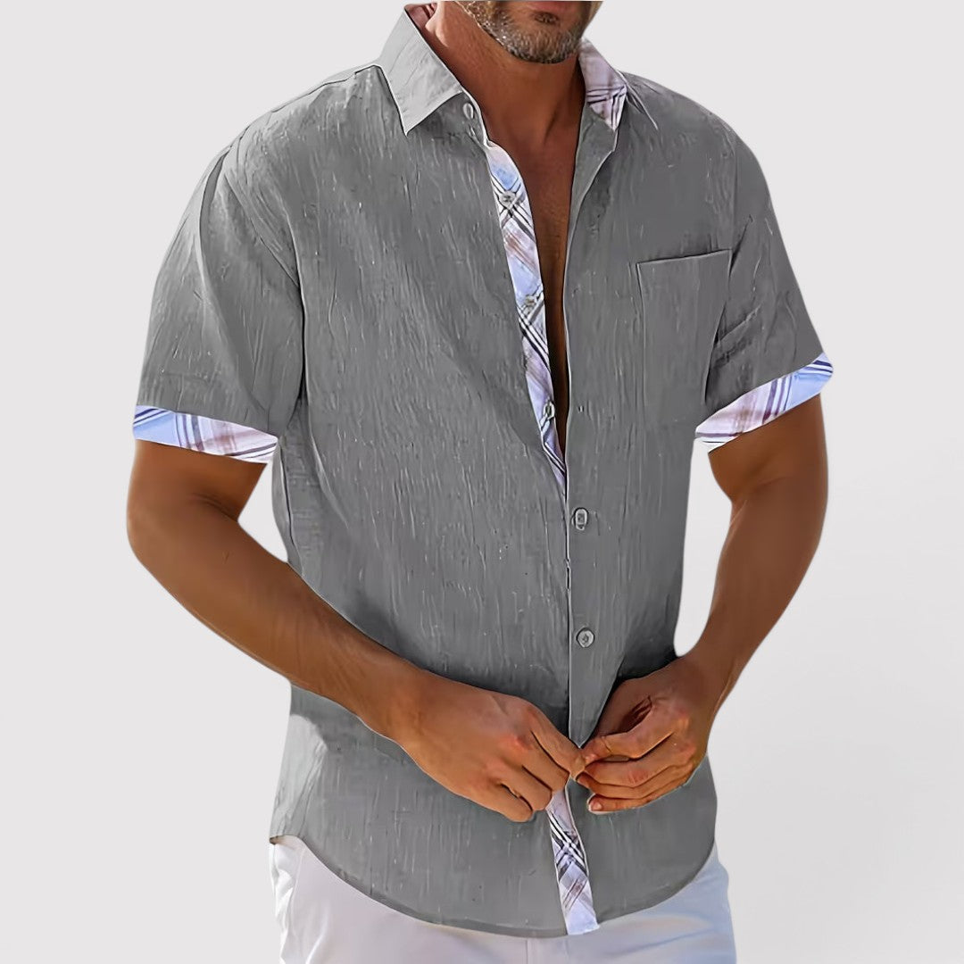 Michael Sydney men's summer shirt, front view