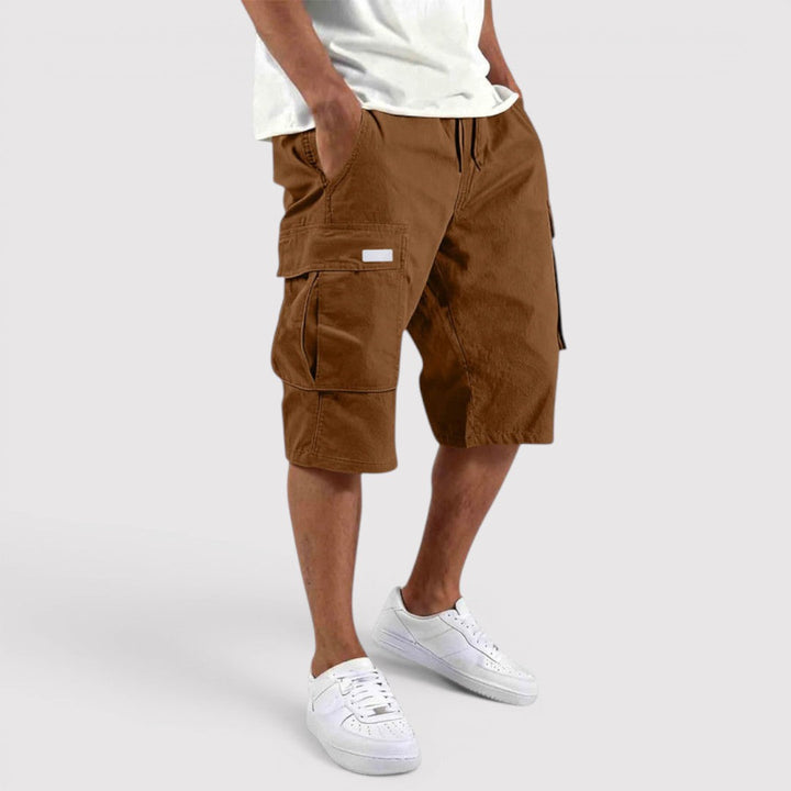 Michael Sydney men's cargo shorts, front view