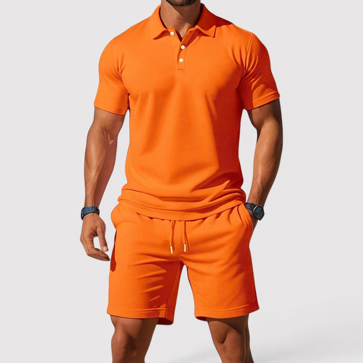 Michael Sydney men's summer set, front view