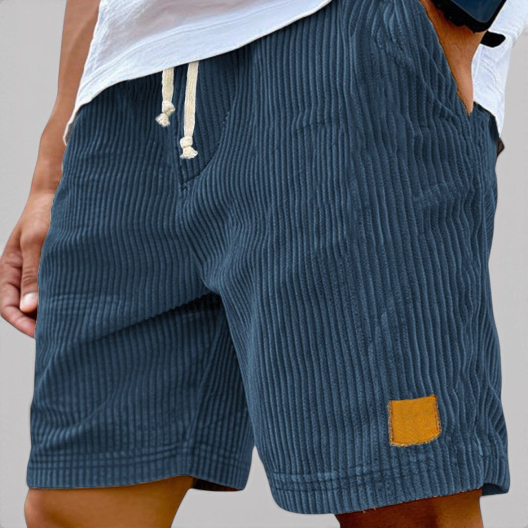 Michael Sydney men's textured shorts, front view