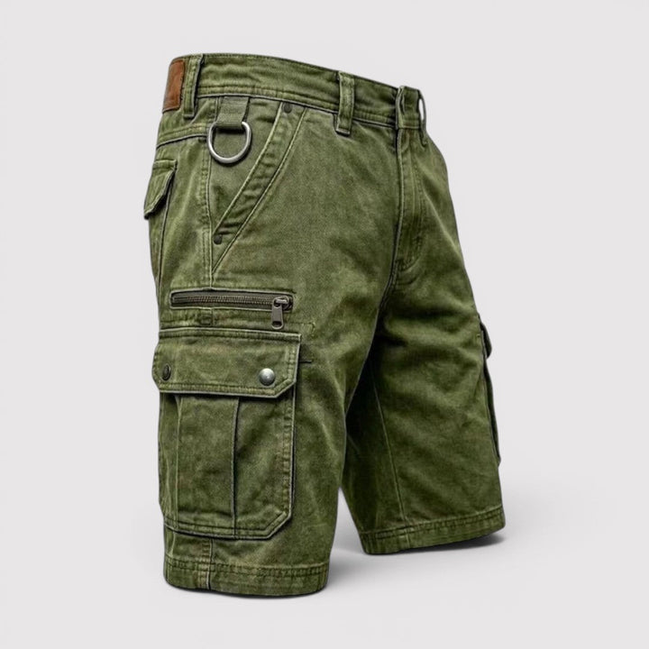 Michael Sydney men's cargo shorts, front view