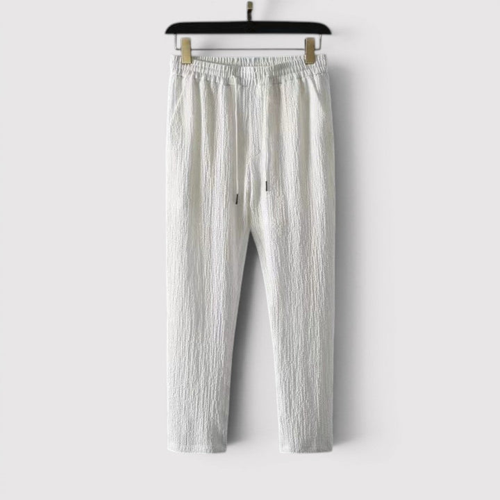 Michael Sydney men's short sleeve top and pants set, front view