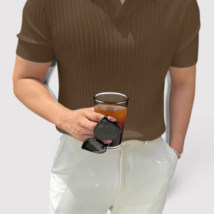 Michael Sydney men's polo shirt, front view