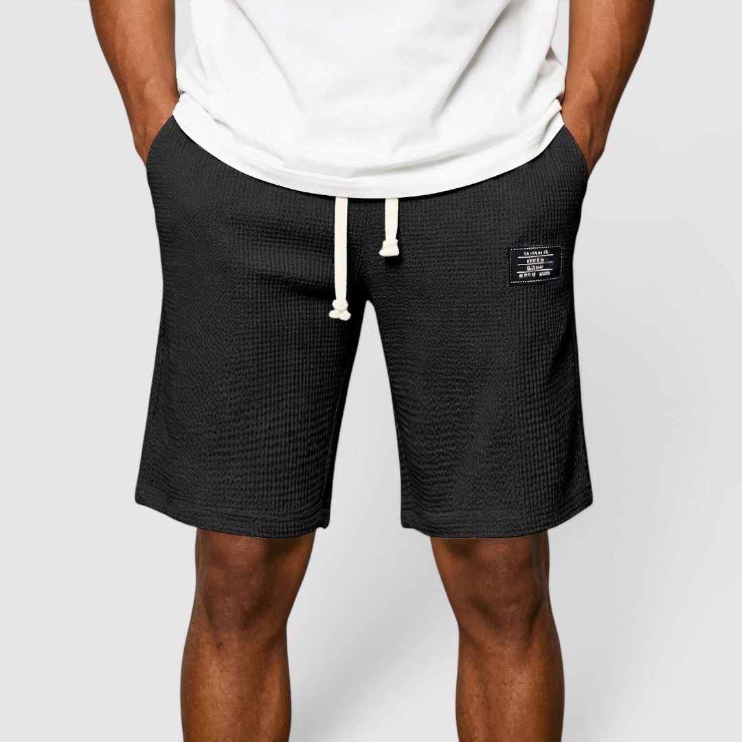 Michael Sydney men's relaxed summer shorts, front view