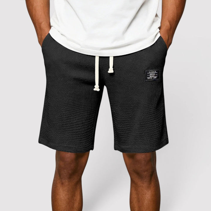 Michael Sydney men's relaxed summer shorts, front view