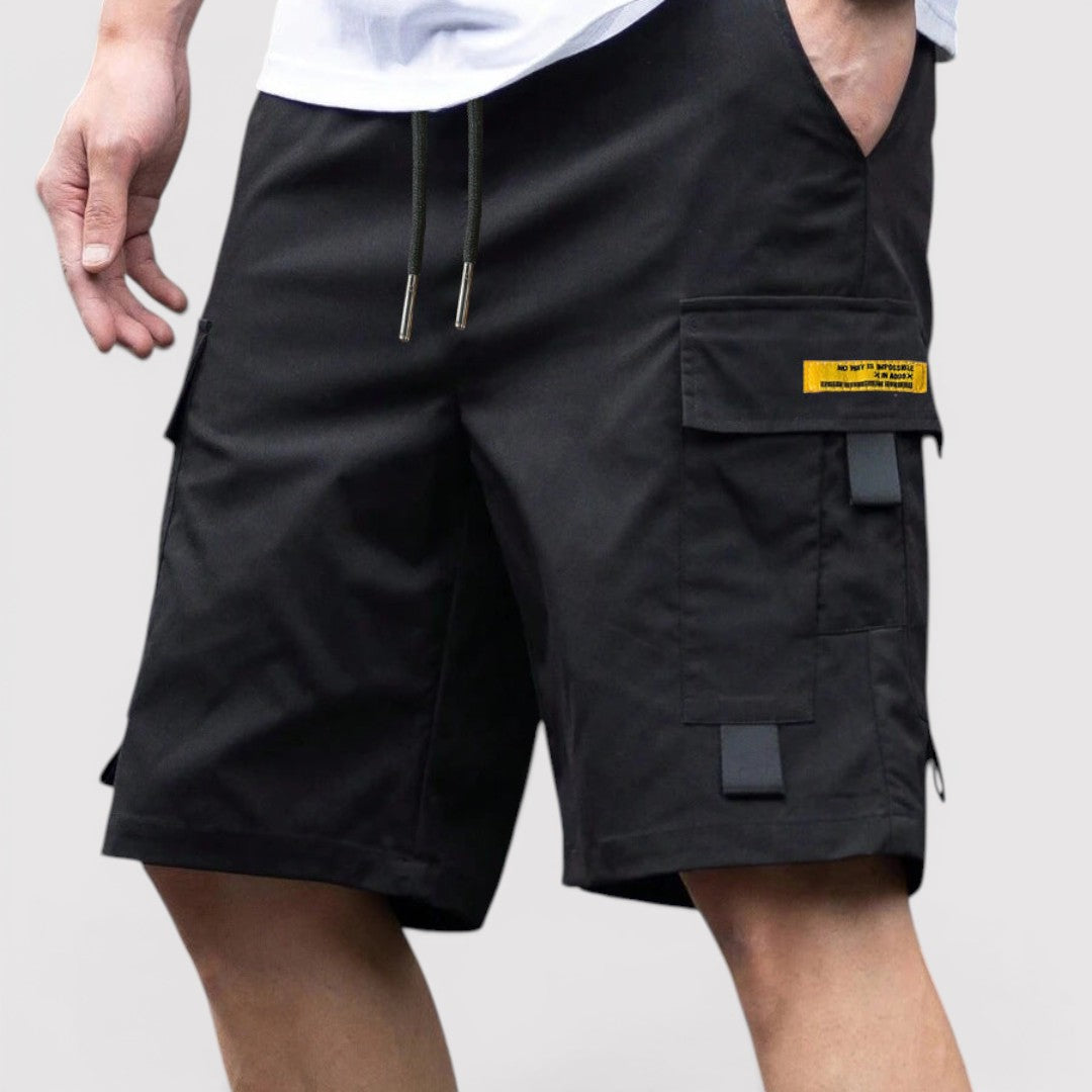 Michael Sydney men's cargo shorts, front view