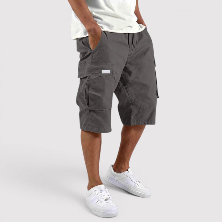 Michael Sydney men's cargo shorts, front view