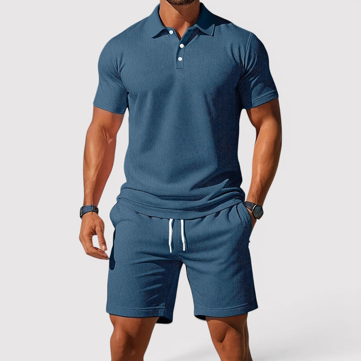 Michael Sydney men's summer set, front view