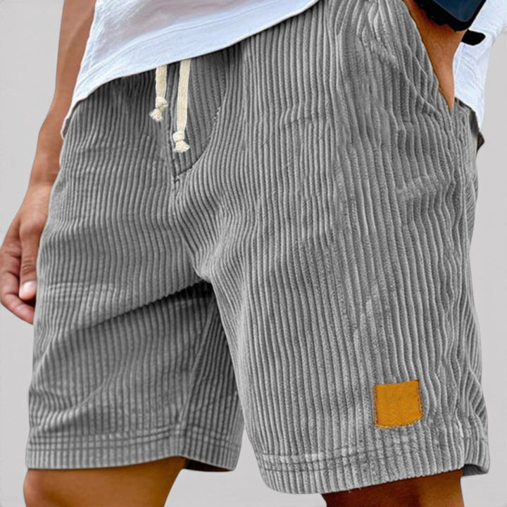 Michael Sydney men's textured shorts, front view