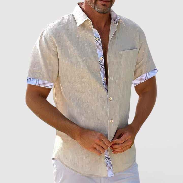 Michael Sydney men's summer shirt, front view