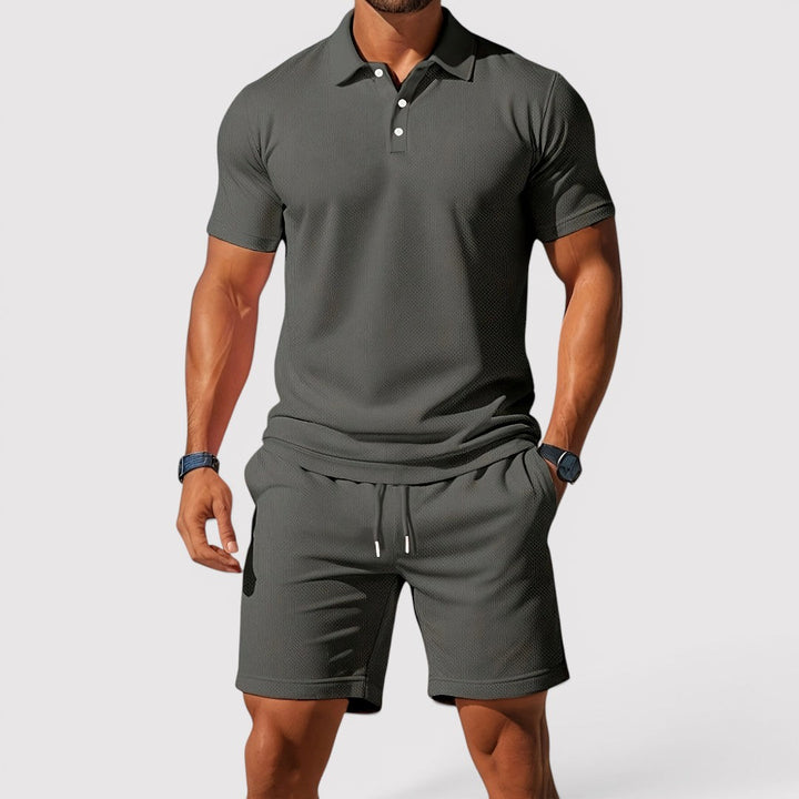 Michael Sydney men's summer set, front view