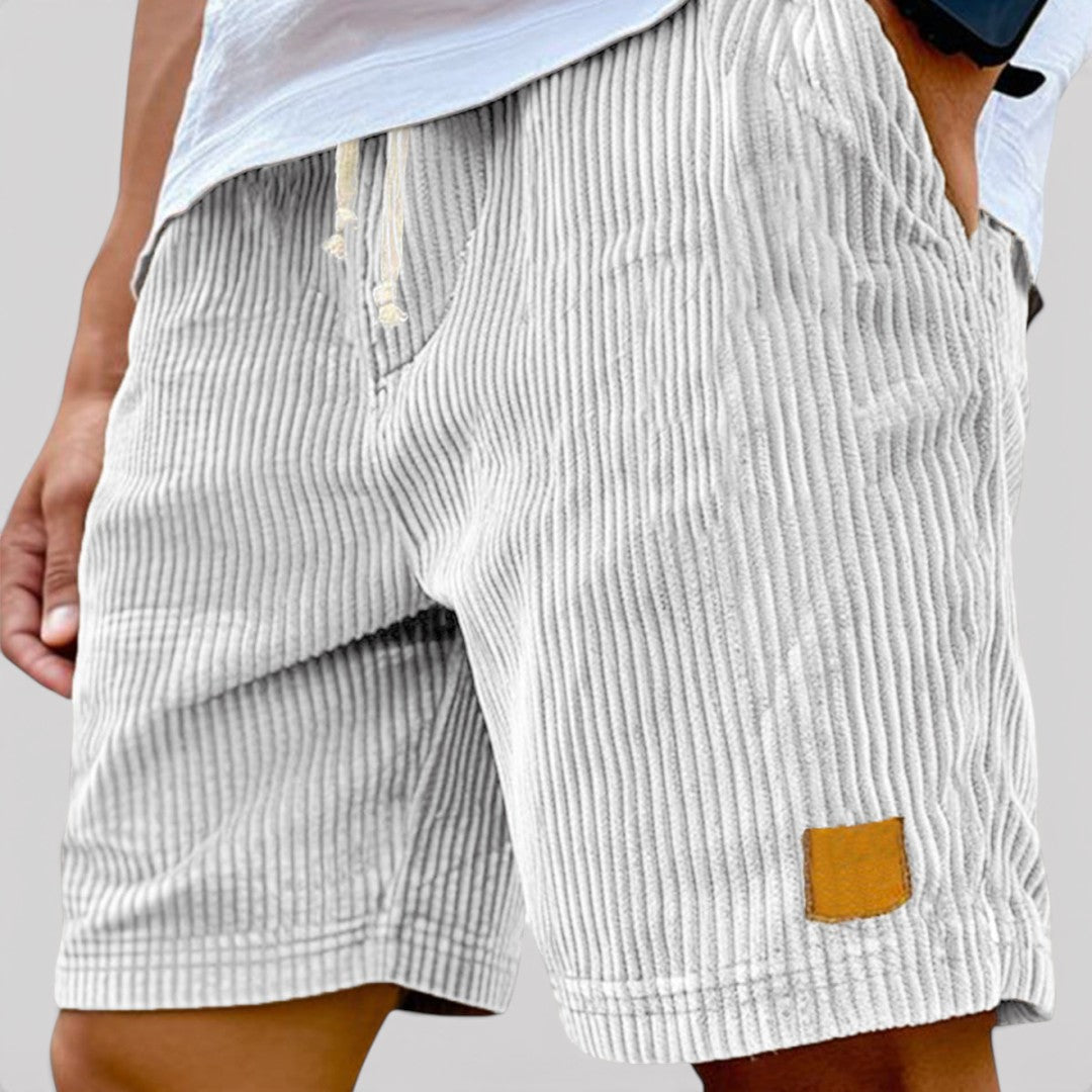 Michael Sydney men's textured shorts, front view