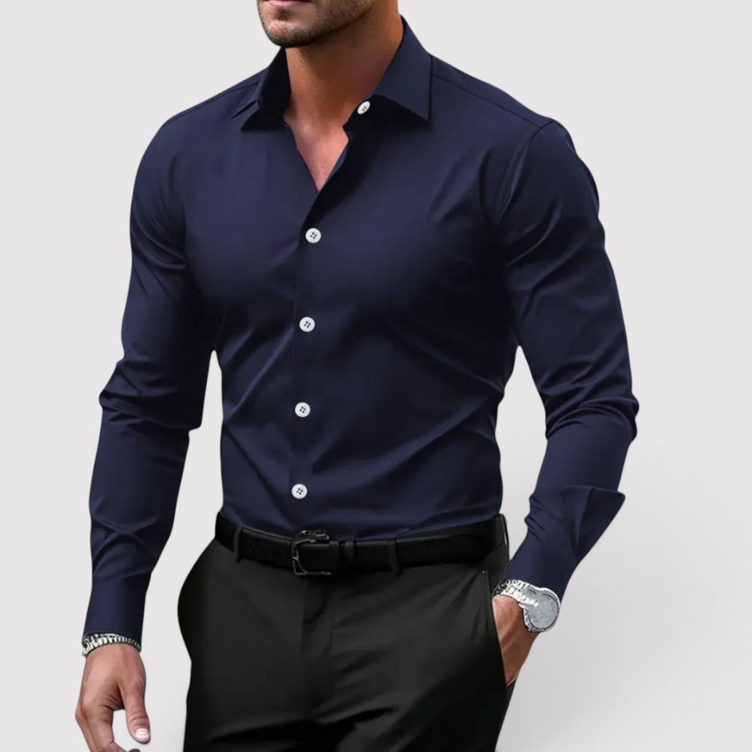 Michael Sydney men's long sleeve shirt, front view