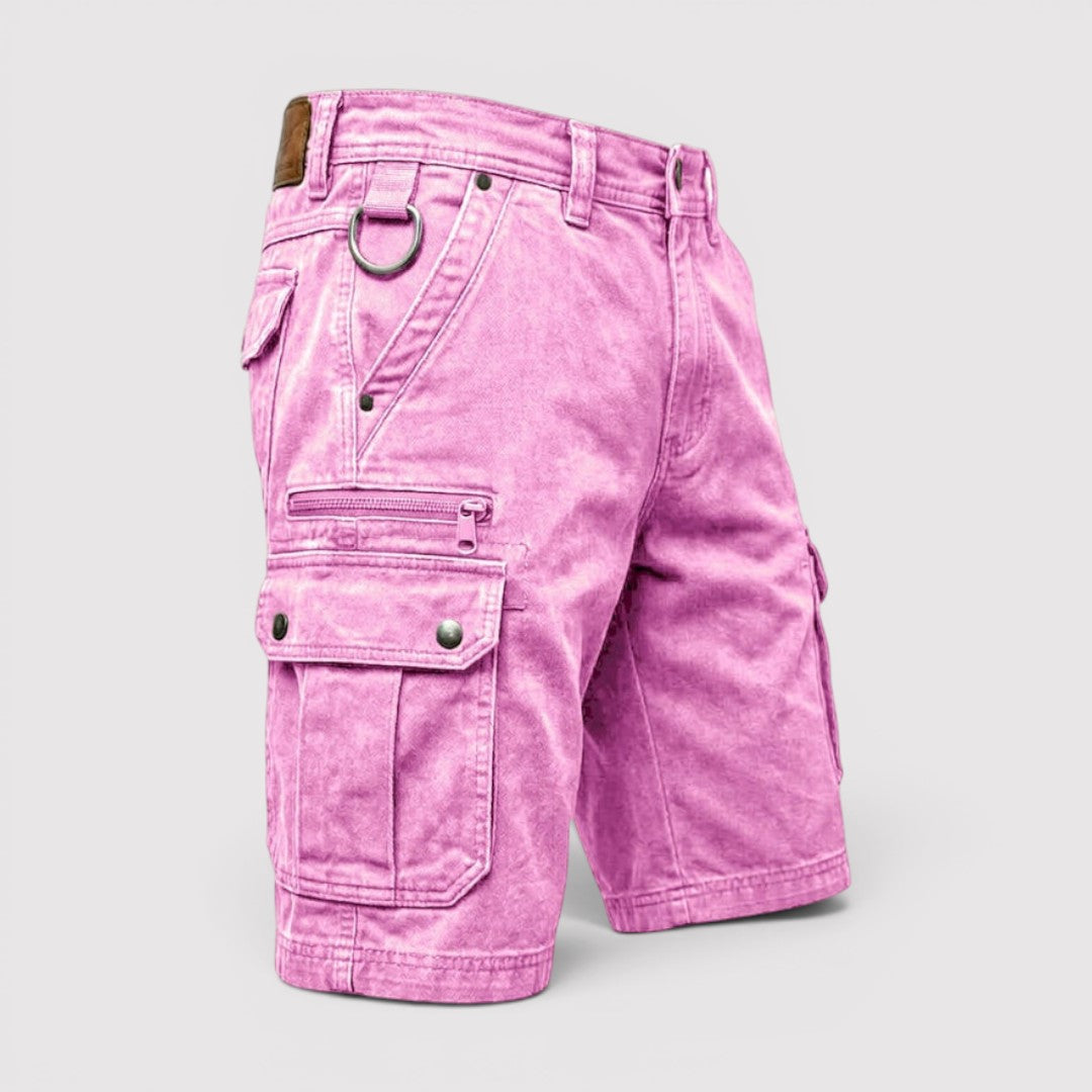 Michael Sydney men's cargo shorts, front view