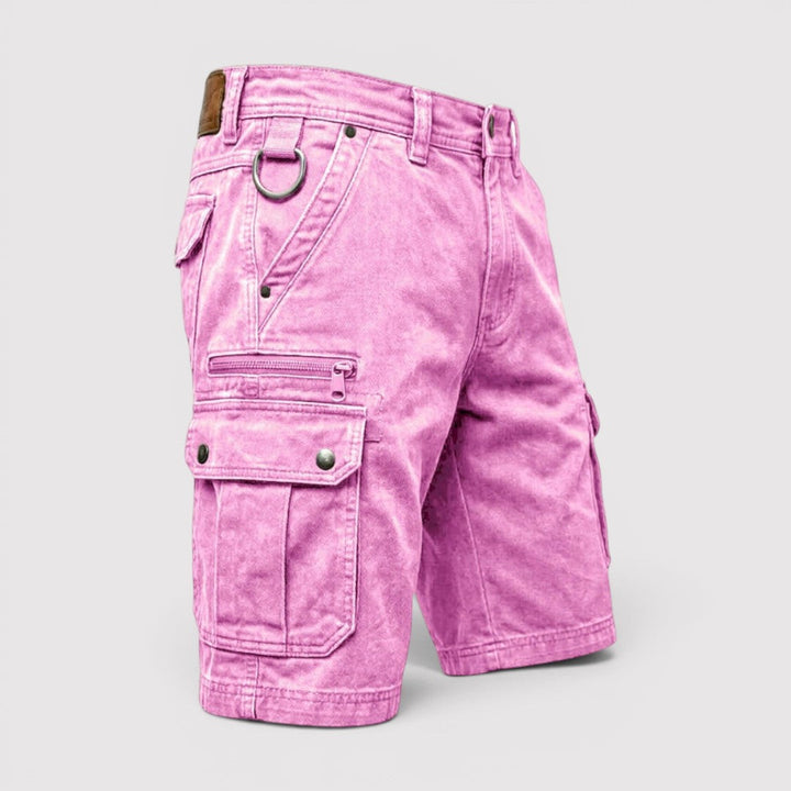 Michael Sydney men's cargo shorts, front view